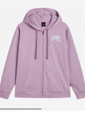 NWT Vans Upperclassman 66 Lavender Full-Zip Hoodie with Logo
